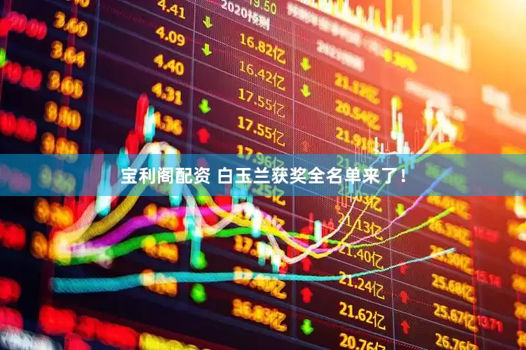 宝利阁配资 白玉兰获奖全名单来了！