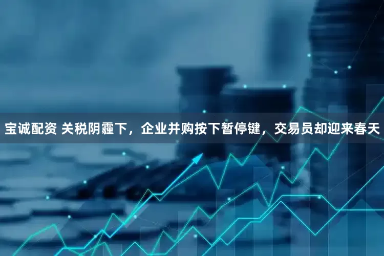 宝诚配资 关税阴霾下，企业并购按下暂停键，交易员却迎来春天